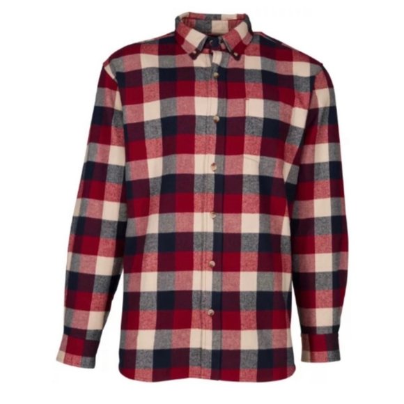 🌟5/$20🌟 RedHead Brand Co Ultima Flannel Long Sleeve Cotton Mens Large - Picture 2 of 13